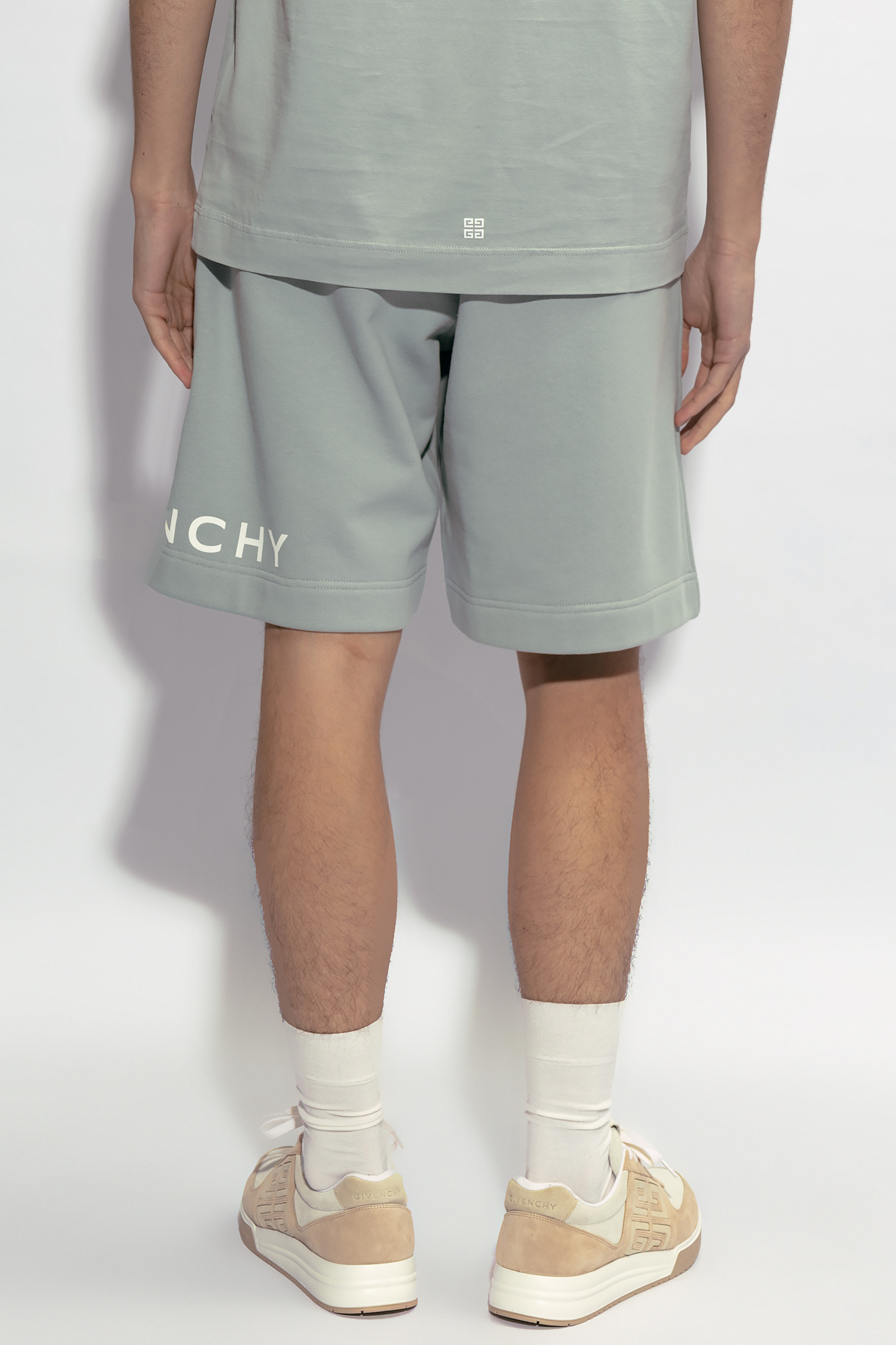 Givenchy logo outlet shorts